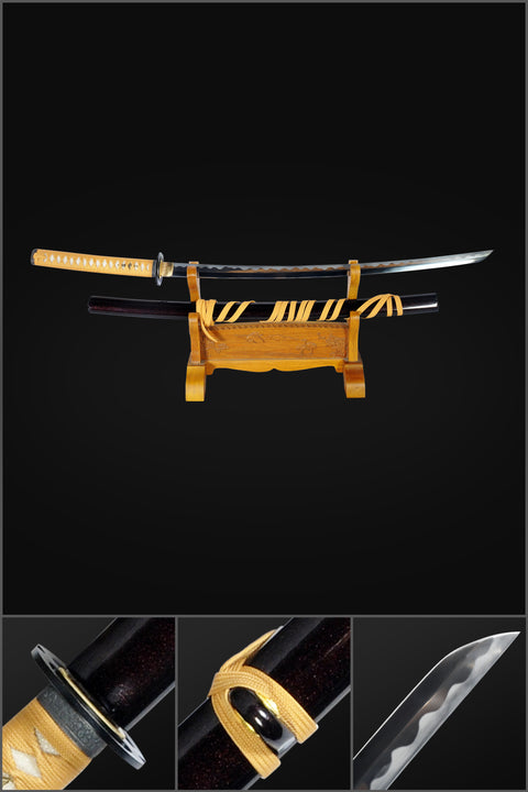 Hand Forged Rurouni Kenshin Sakabato Katana Japanese Sword Reversed Cutting Edge 1095 Steel Battle Ready-COOLKATANA